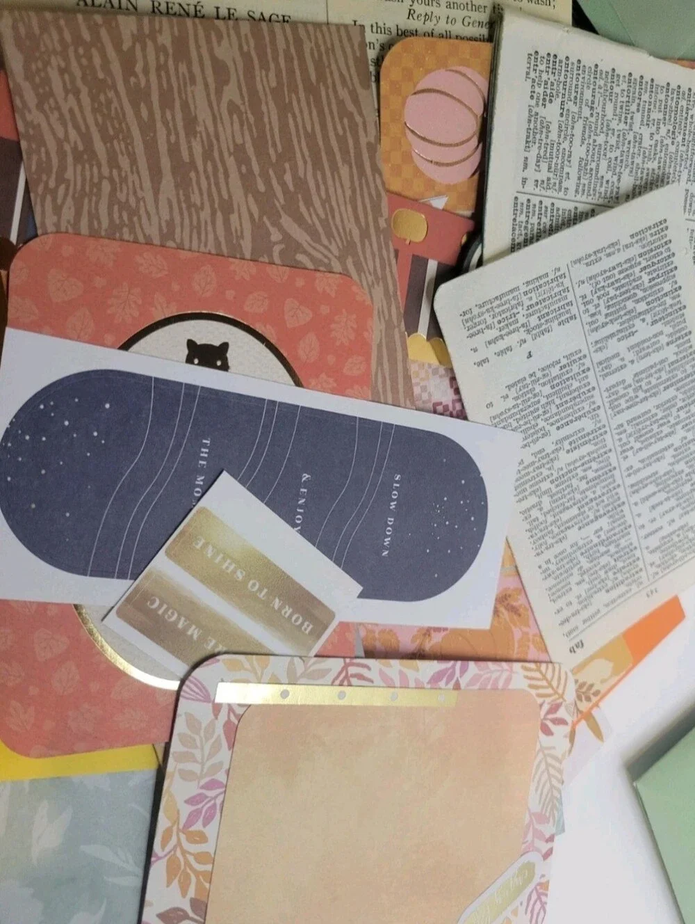 Junk Journal Fall Lot 50 Scrapbook Journal Ephemera Pieces